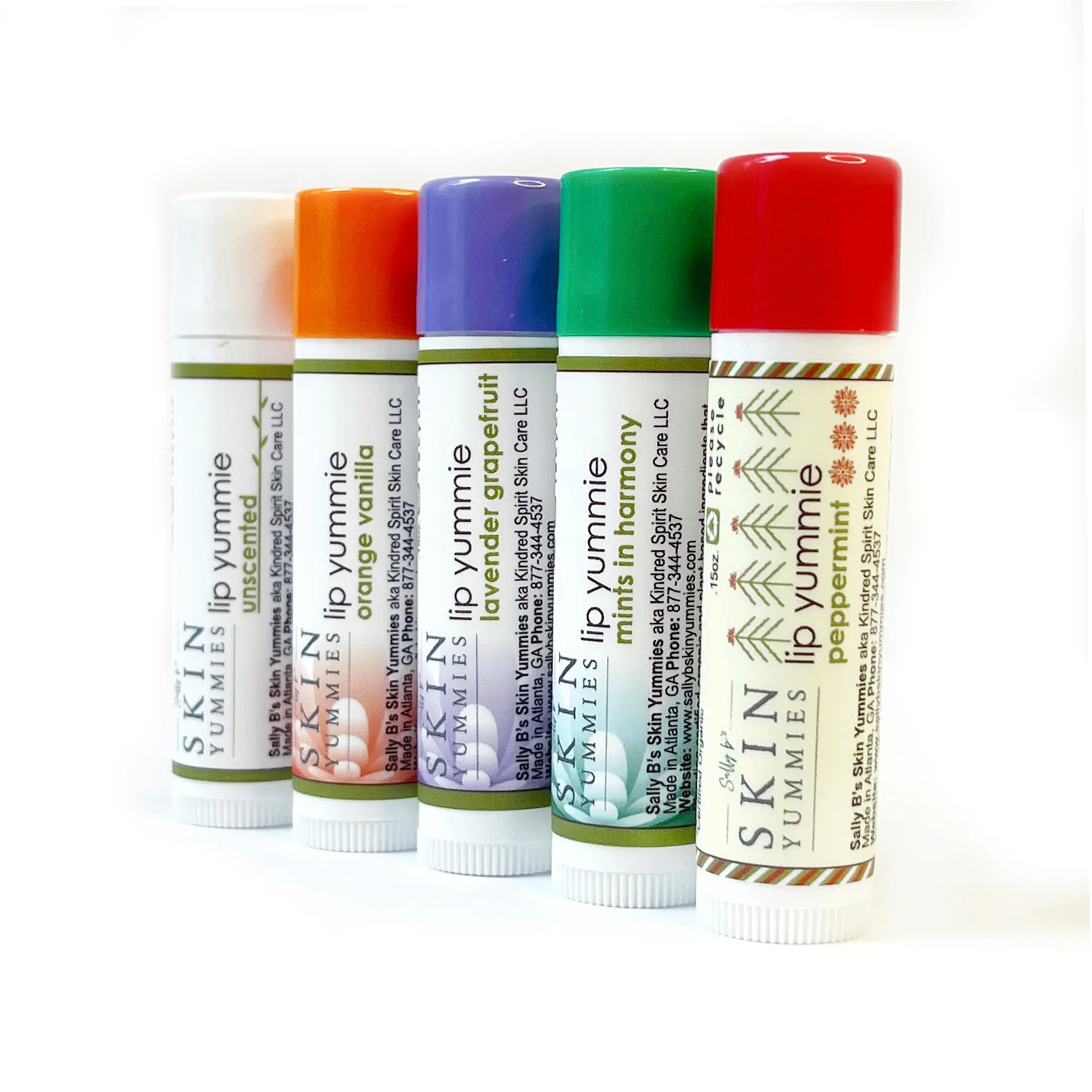 Lip Yummies (All Scents) by Sally B - Non-toxic Lip Balms product rated GO by Million Marker, free from BPA, phthalates, and parabens