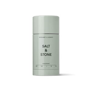 Natural Deodorant – Bergamot & Hinoki by SALT & STONE - Non-toxic, STOP rated product free from harmful chemicals