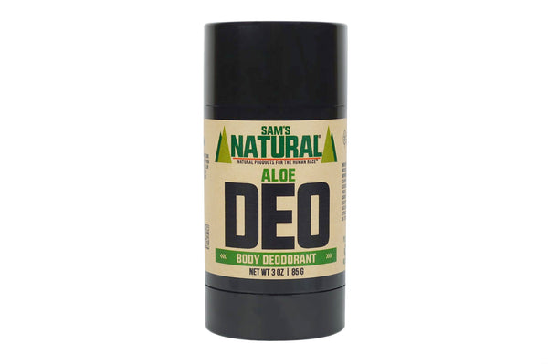 Deo Body Deodorant - Aloe by SAM'S NATURAL NATURAL PRODUCTS FOR THE HUMAN RACE - Non-toxic, SLOW rated product free from harmful chemicals
