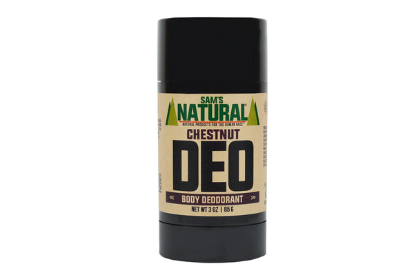 Deo Body Deodorant - Chestnut by SAM'S NATURAL NATURAL PRODUCTS FOR THE HUMAN RACE - Non-toxic, STOP rated product free from harmful chemicals