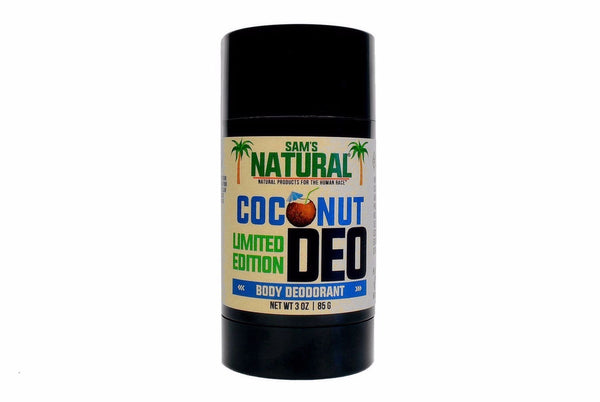 Deo Body Deodorant - Coconut by SAM'S NATURAL NATURAL PRODUCTS FOR THE HUMAN RACE - Non-toxic, STOP rated product free from harmful chemicals