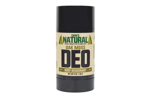 Deo Body Deodorant - Oak Moss by SAM'S NATURAL NATURAL PRODUCTS FOR THE HUMAN RACE - Non-toxic, STOP rated product free from harmful chemicals