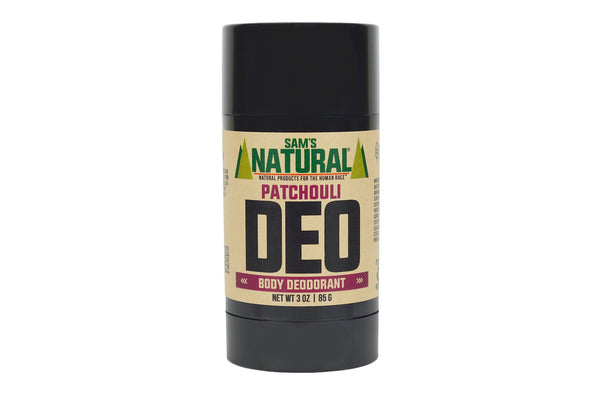 Deo Body Deodorant - Patchouli by SAM'S NATURAL NATURAL PRODUCTS FOR THE HUMAN RACE - Non-toxic, SLOW rated product free from harmful chemicals