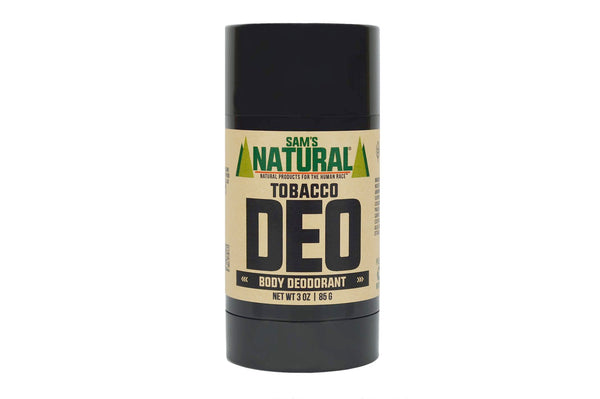 Deo Body Deodorant - Tobacco by SAM'S NATURAL NATURAL PRODUCTS FOR THE HUMAN RACE - Non-toxic, STOP rated product free from harmful chemicals