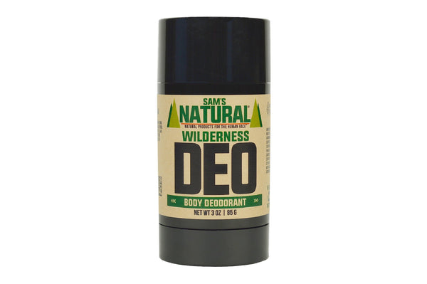 Deo Body Deodorant - Wilderness by SAM'S NATURAL NATURAL PRODUCTS FOR THE HUMAN RACE - Non-toxic Deodorants product rated STOP by Million Marker, free from BPA, phthalates, and parabens