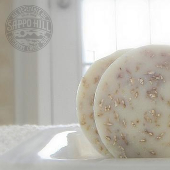 Natural Soap Bar - Oatmeal Fragrance-Free by SAPPO HILL - Non-toxic, GO rated product free from harmful chemicals