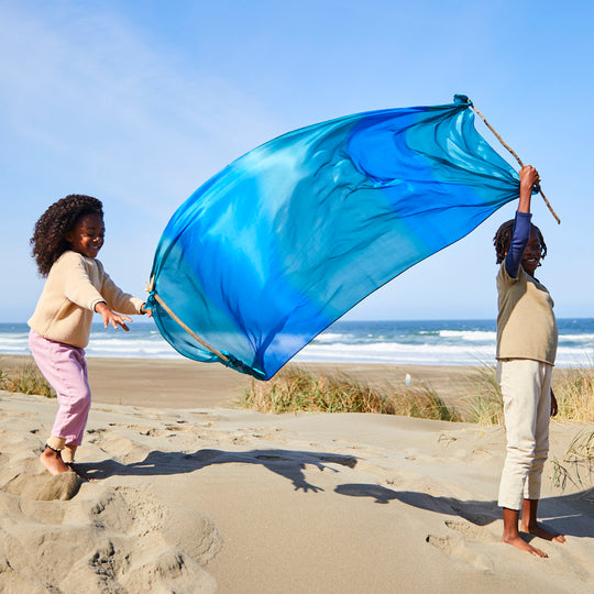 Giant Ocean Playsilk by Sarah's Silks - Non-toxic, GO rated product free from harmful chemicals