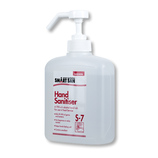 S-7 Smart Sanitation Smart San Hand Sanitizer by SARAYA Solutions - Non-toxic Soaps + Body Washes product rated SLOW by Million Marker, free from BPA, phthalates, and parabens