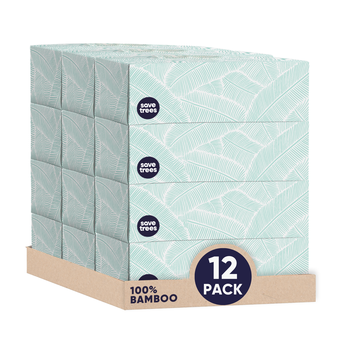 Bamboo Tissues - 12 count by Save Trees - Non-toxic, GO rated product free from harmful chemicals