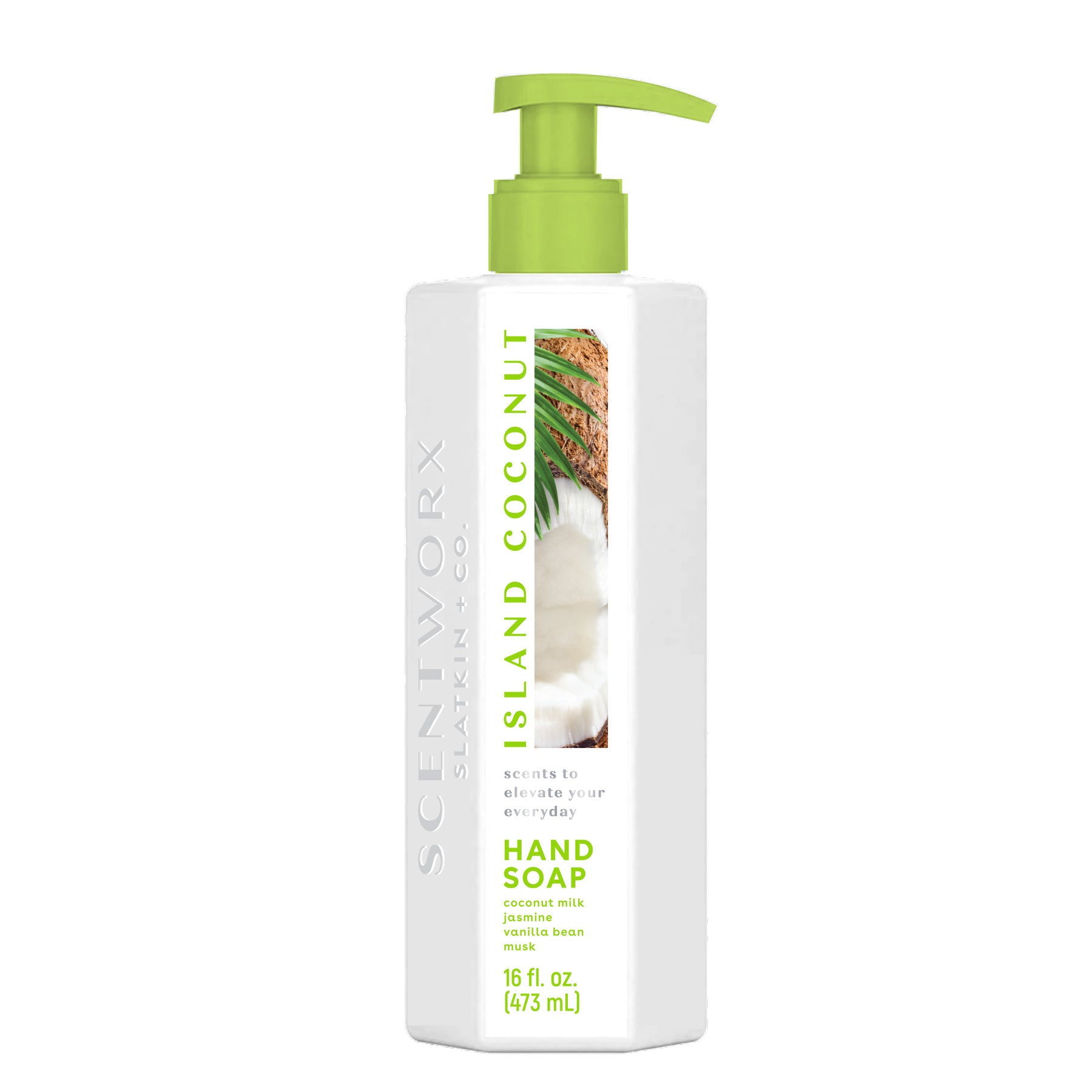 Hand Soap - Island Coconut by SCENTWORX SLATKIN + CO. - Non-toxic Soaps + Body Washes product rated STOP by Million Marker, free from BPA, phthalates, and parabens