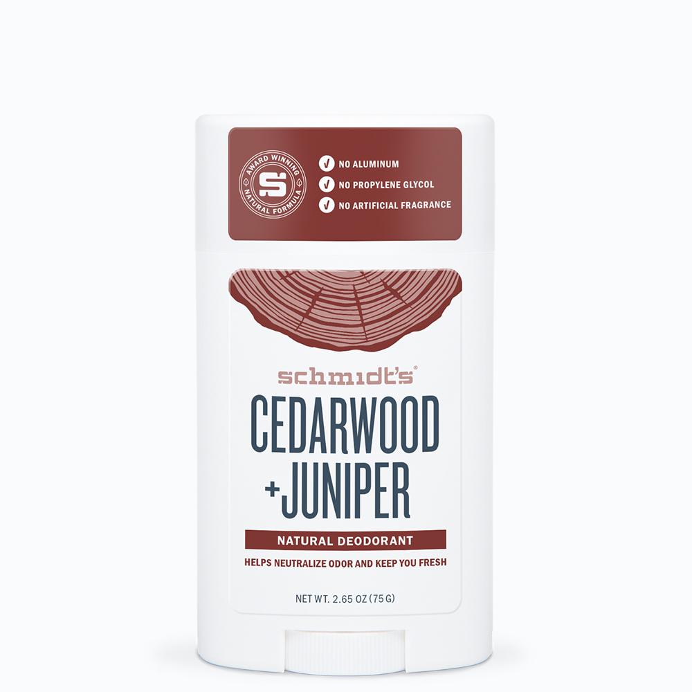 Cedarwood + Juniper Natural Deodorant by schmidt's - Non-toxic Deodorants product rated SLOW by Million Marker, free from BPA, phthalates, and parabens