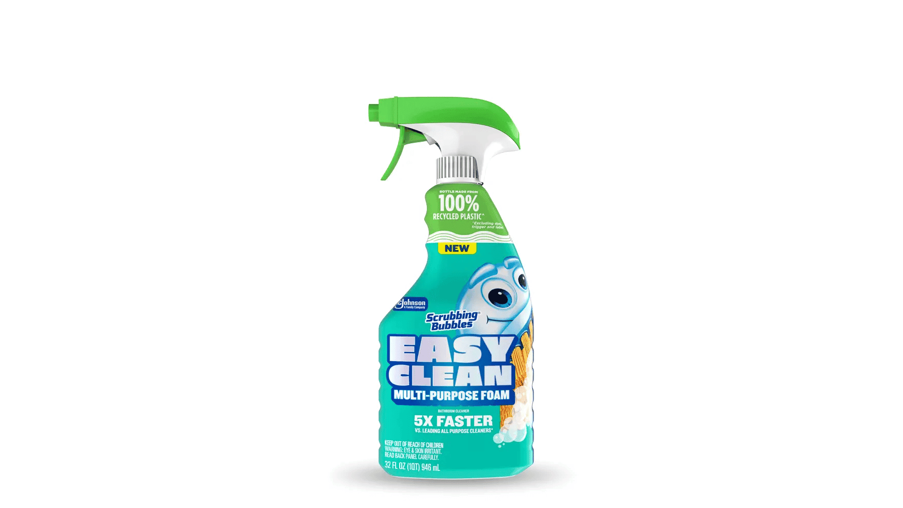 Easy Clean Multi-Purpose Foam by Scrubbing Bubbles - Non-toxic Household Cleaning Products product rated STOP by Million Marker, free from BPA, phthalates, and parabens