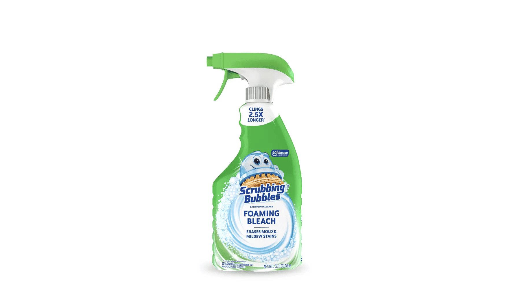 Foaming Bleach Bathroom Cleaner by Scrubbing Bubbles - Non-toxic, STOP rated product free from harmful chemicals