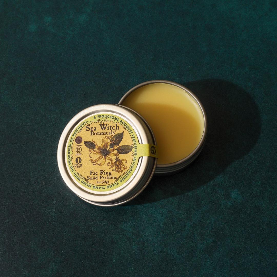 Solid Perfume - Fae Ring by Sea Witch Botanicals - Non-toxic Perfume + Cologne product rated SLOW by Million Marker, free from BPA, phthalates, and parabens