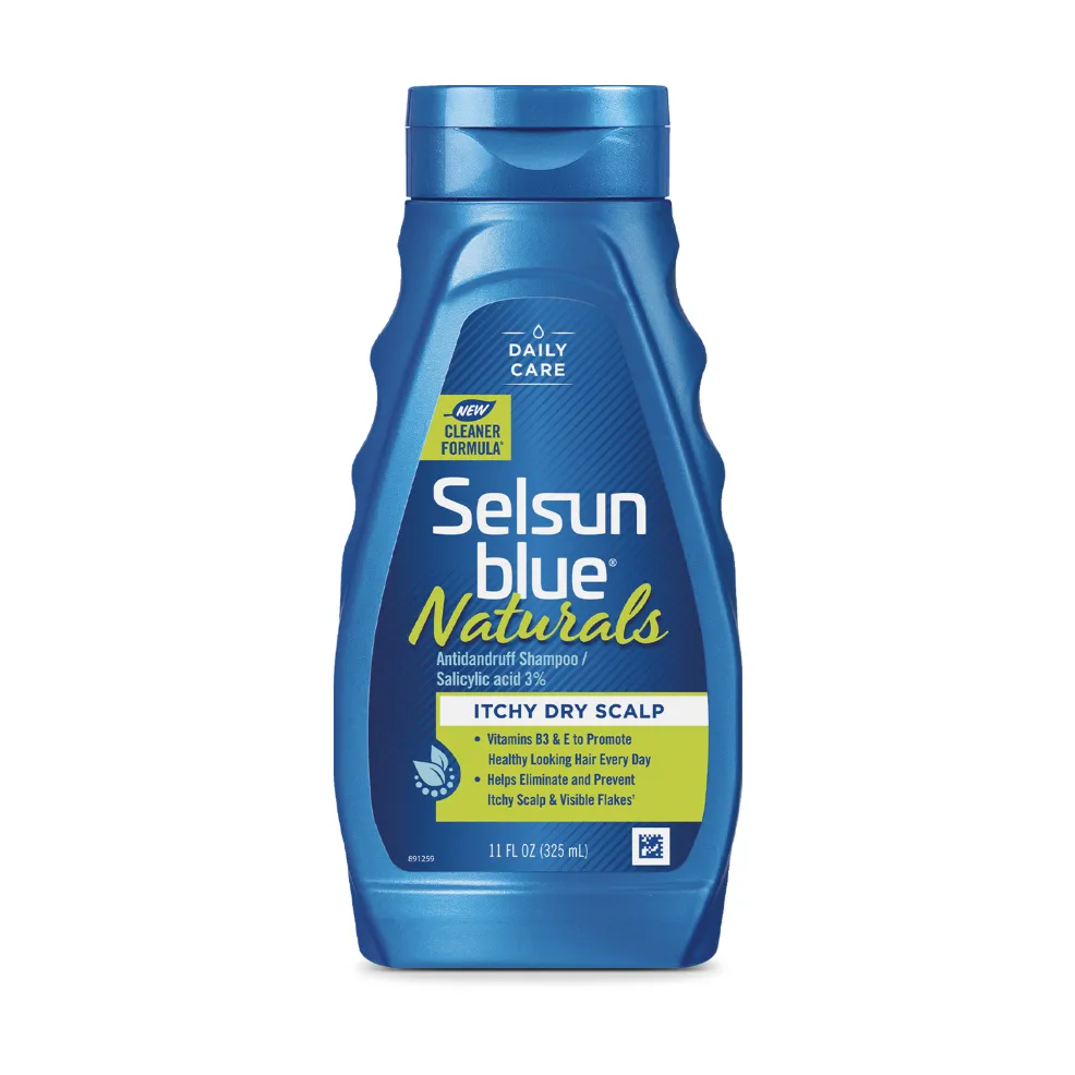 Naturals Itchy Dry Scalp Antidandruff Shampoo by Selsun blue - Non-toxic Shampoos + Conditioners product rated STOP by Million Marker, free from BPA, phthalates, and parabens