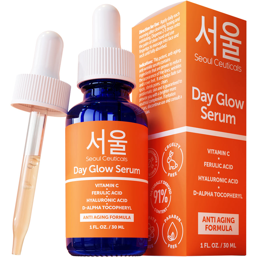 Day Glow Serum by Seoul Ceuticals - Non-toxic Facial Care product rated SLOW by Million Marker, free from BPA, phthalates, and parabens