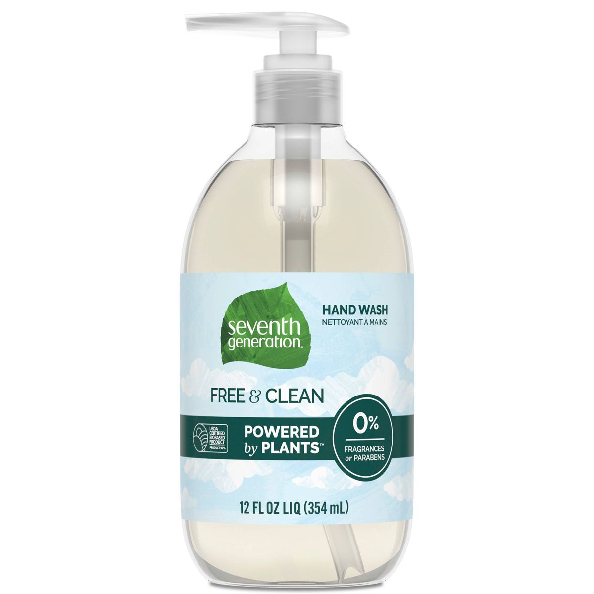 Hand Wash - Free & Clean by Seventh GENERATION - Non-toxic Soaps + Body Washes product rated GO by Million Marker, free from BPA, phthalates, and parabens