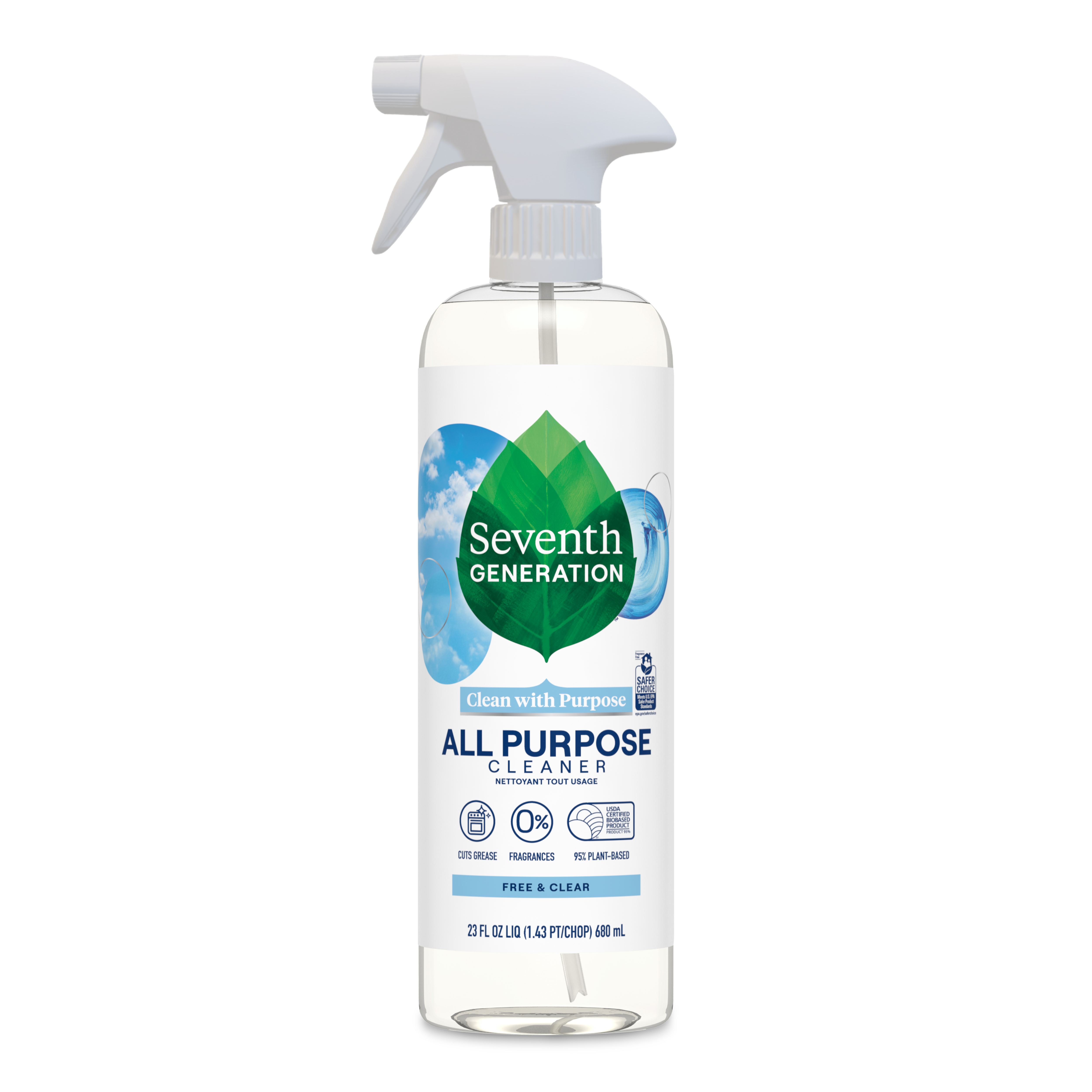 All Purpose Cleaner by Seventh Generation - Non-toxic Household Cleaning Products product rated SLOW by Million Marker, free from BPA, phthalates, and parabens