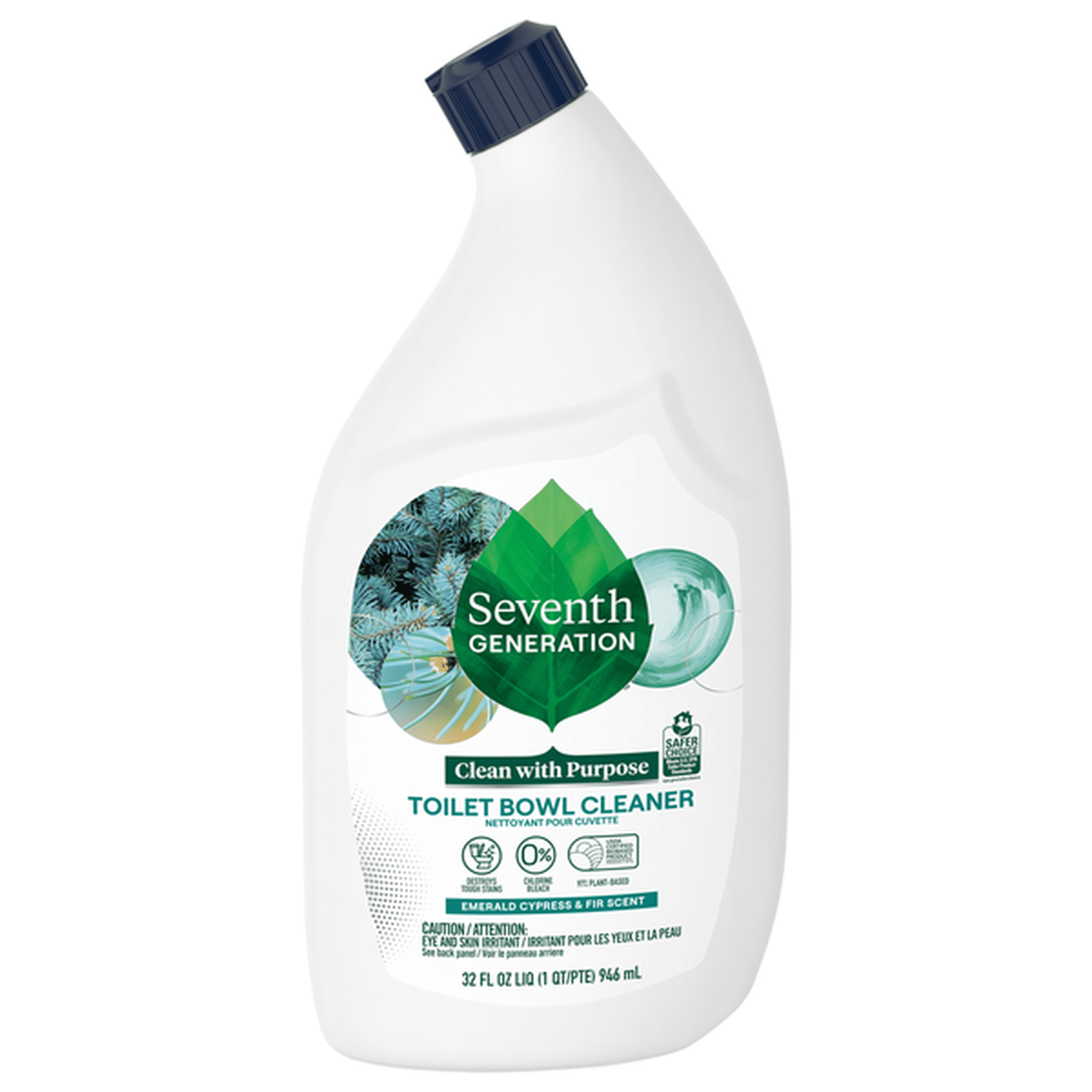 Toilet Bowl Cleaner - Emerald Cypress & Fir by Seventh GENERATION - Non-toxic, SLOW rated product free from harmful chemicals