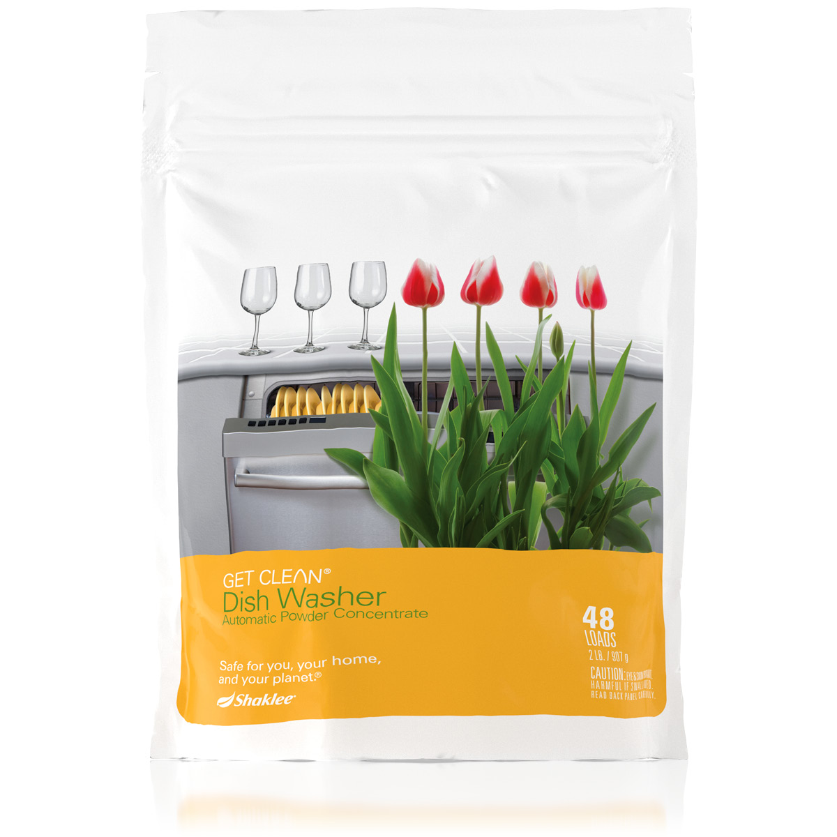 Get Clean Dish Washer Automatic Powder Concentrate by Shaklee - Non-toxic, SLOW rated product free from harmful chemicals