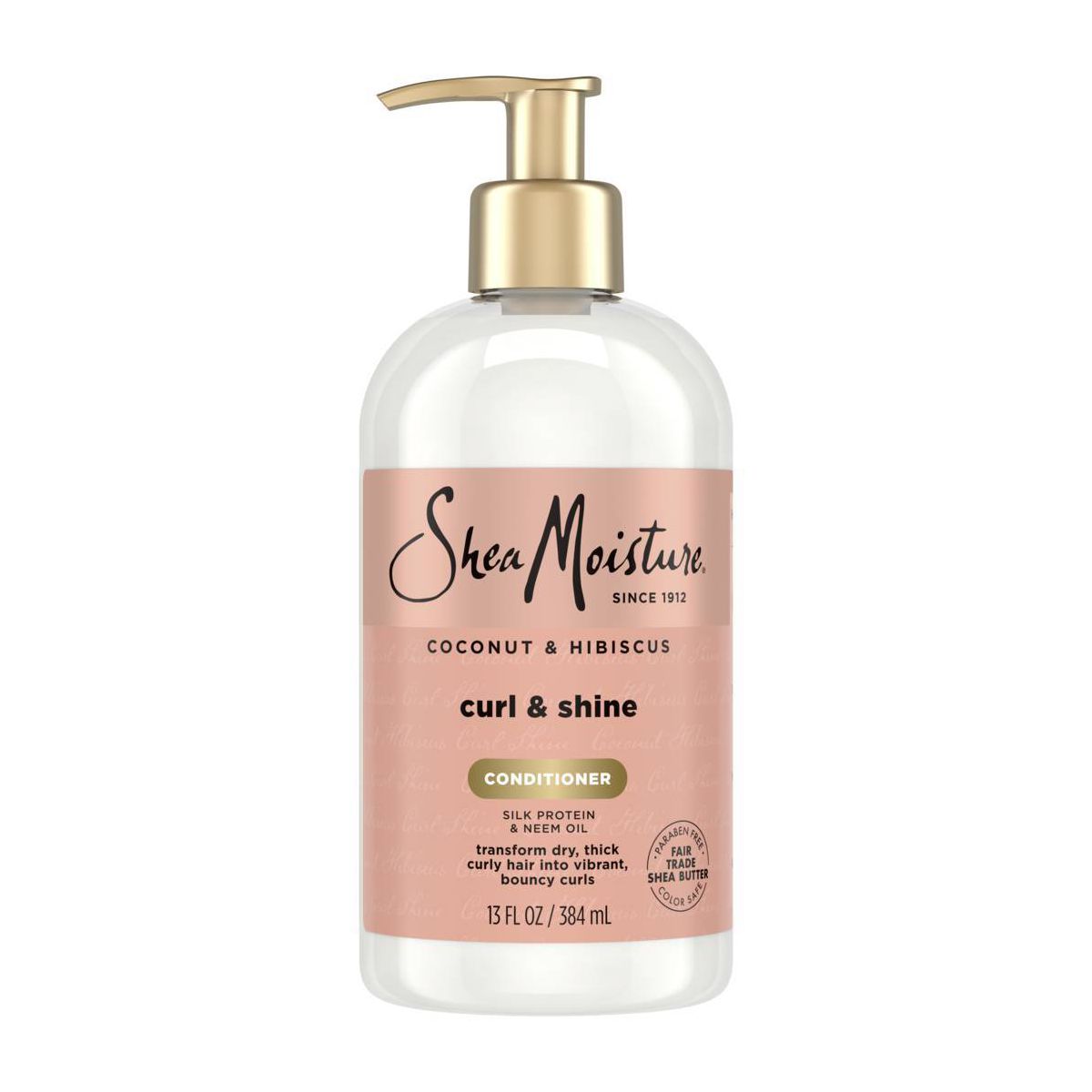 Coconut & Hibiscus Curl & Shine Conditioner by Shea Moisture - Non-toxic, STOP rated product free from harmful chemicals