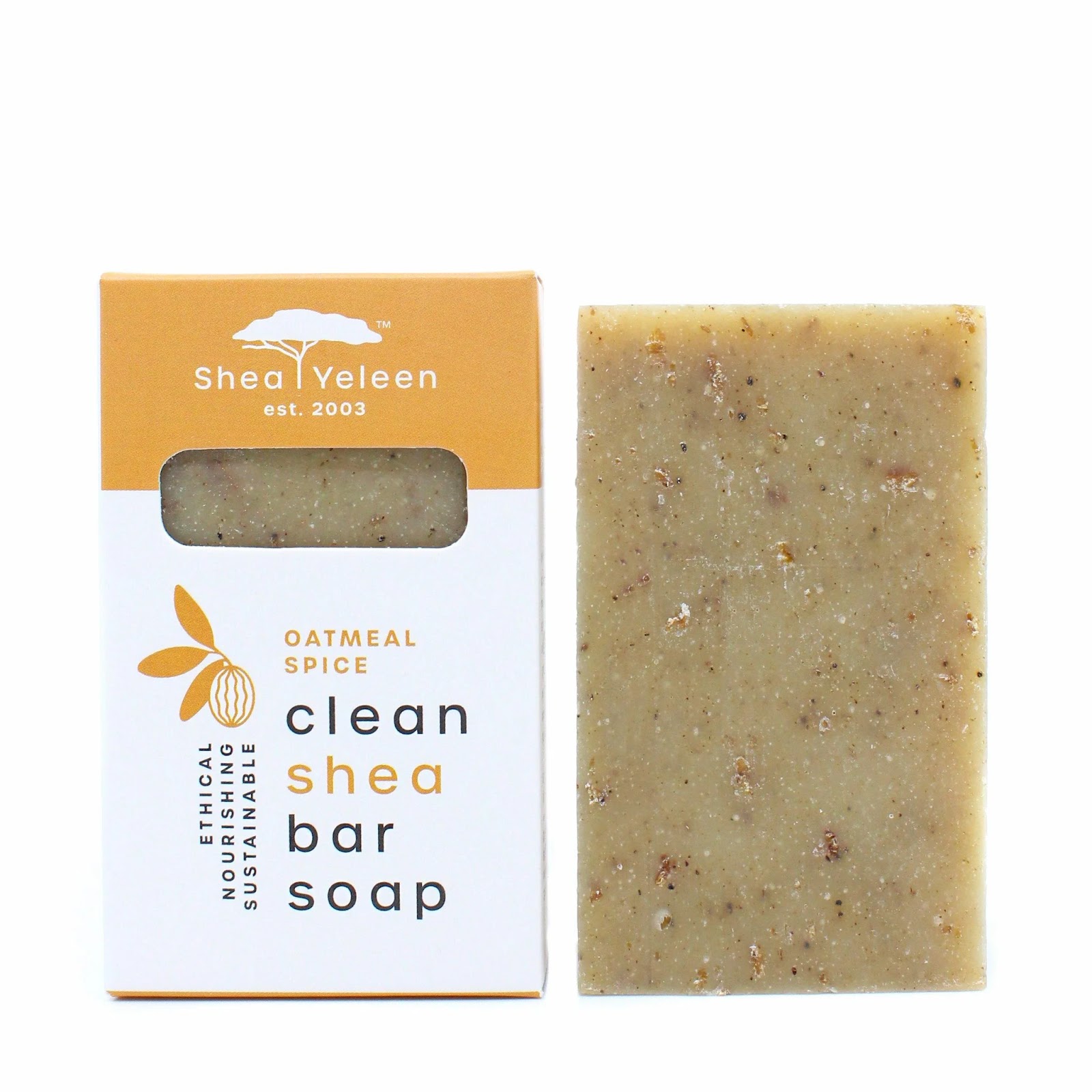 Oatmeal Spice Shea Butter Soap by Shea Yeleen - Non-toxic Soaps + Body Washes product rated SLOW by Million Marker, free from BPA, phthalates, and parabens