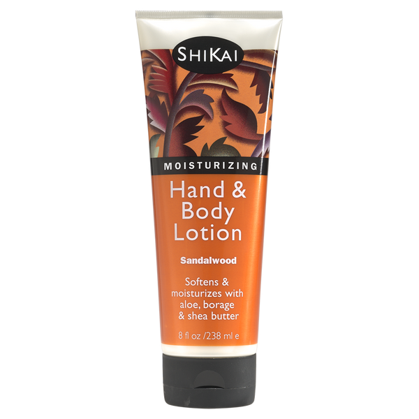 Moisturizing Hand & Body Lotion – Sandalwood by SHIKAI - Non-toxic, STOP rated product free from harmful chemicals