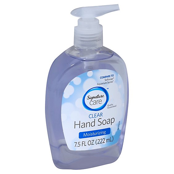 Care Hand Soap Clear Moisturizing by Signature - Non-toxic Soaps + Body Washes product rated STOP by Million Marker, free from BPA, phthalates, and parabens