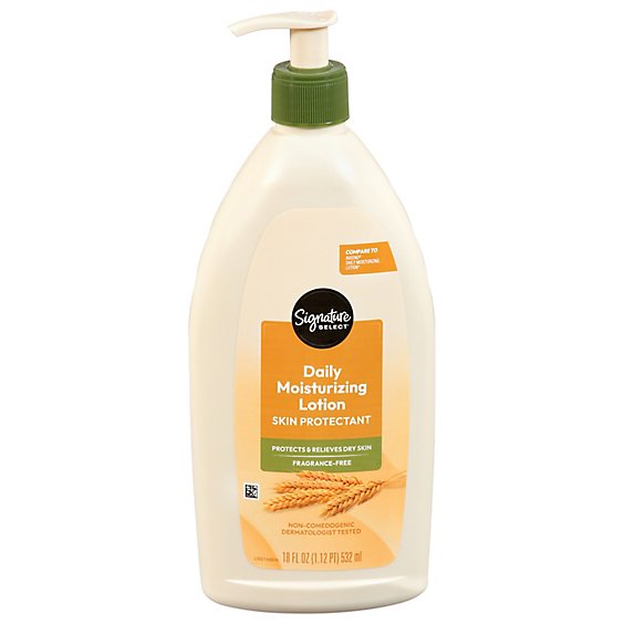 Daily Moisturizing Lotion – Fragrance Free by Signature - Non-toxic, SLOW rated product free from harmful chemicals