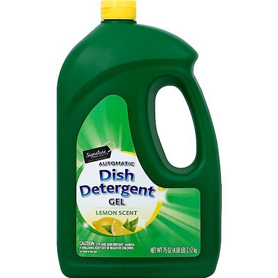 SELECT Automatic Dish Detergent Gel – Lemon Scent by Signature - Non-toxic, STOP rated product free from harmful chemicals