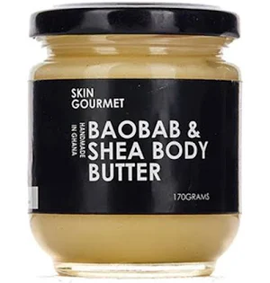 Baobab & Shea Body Butter by Skin Gourmet - Non-toxic, GO rated product free from harmful chemicals
