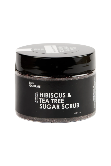 Hibiscus & Tea Tree Sugar Scrub by Skin Gourmet - Non-toxic, SLOW rated product free from harmful chemicals