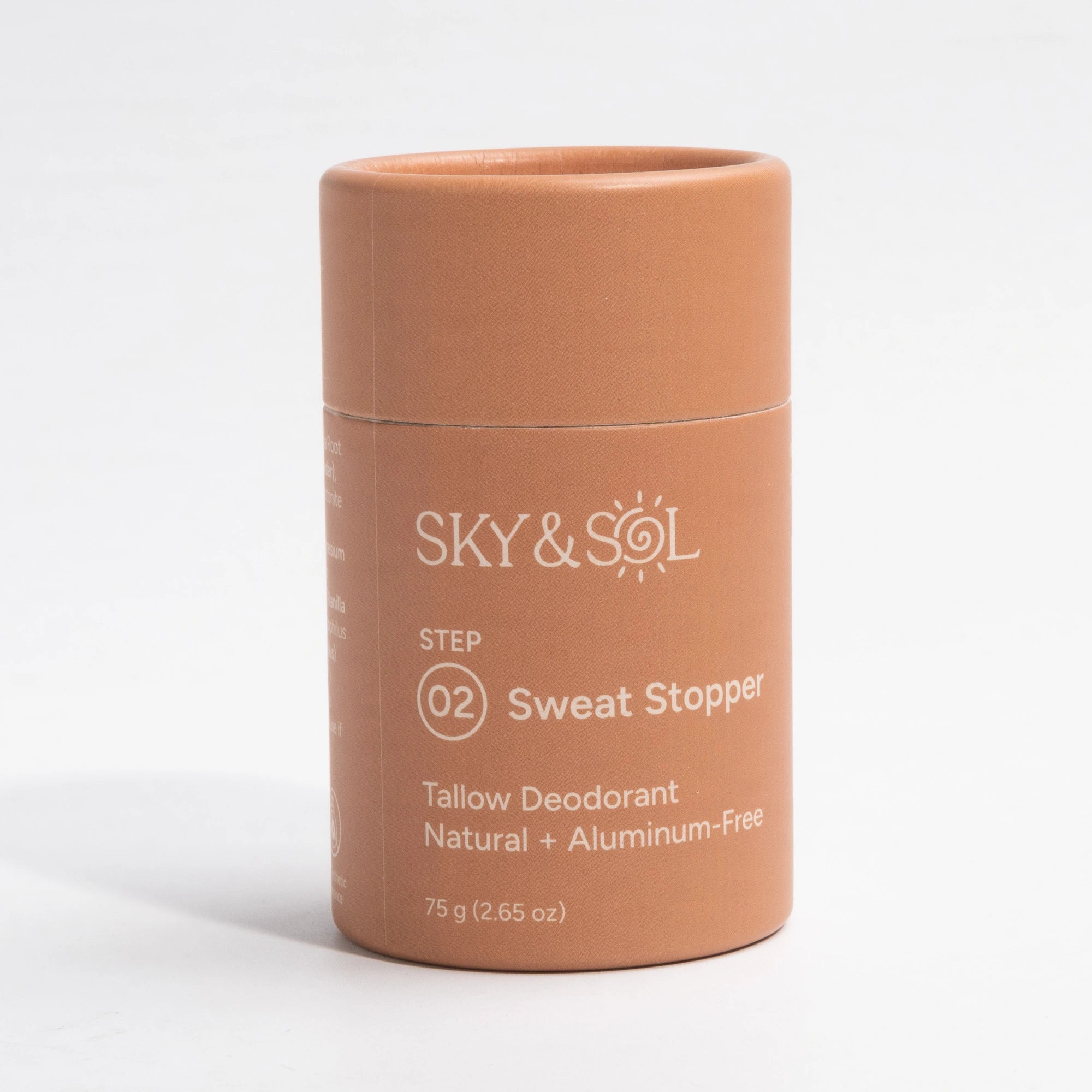 Step 02 Sweat Stopper Tallow Deodorant by SKY & SOL - Non-toxic, GO rated product free from harmful chemicals