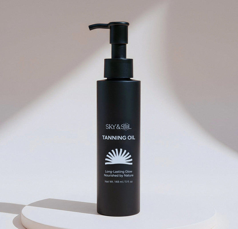 Tanning Oil by SKY & SOL - Non-toxic Body Oils, Butters + Lotions product rated GO by Million Marker, free from BPA, phthalates, and parabens