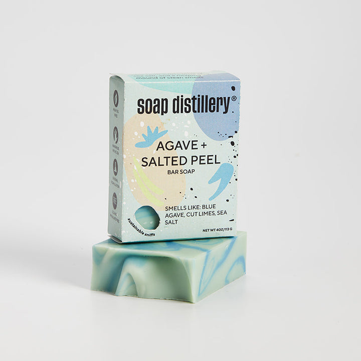 Bar Soap - Agave + Salted Peel by Soap Distillery - Non-toxic, STOP rated product free from harmful chemicals
