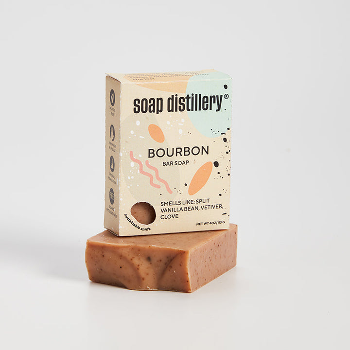 Bar Soap - Bourbon by Soap Distillery - Non-toxic Soaps + Body Washes product rated STOP by Million Marker, free from BPA, phthalates, and parabens