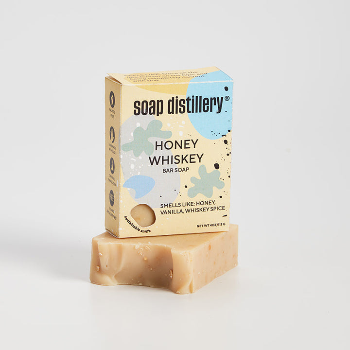 Bar Soap - Honey Whiskey by Soap Distillery - Non-toxic, SLOW rated product free from harmful chemicals