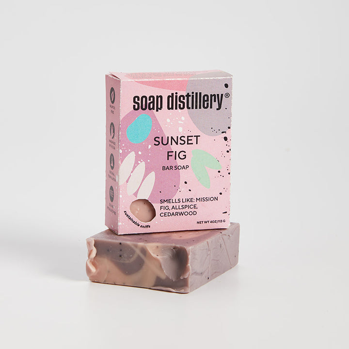 Bar Soap - Sunset Fig by Soap Distillery - Non-toxic, STOP rated product free from harmful chemicals