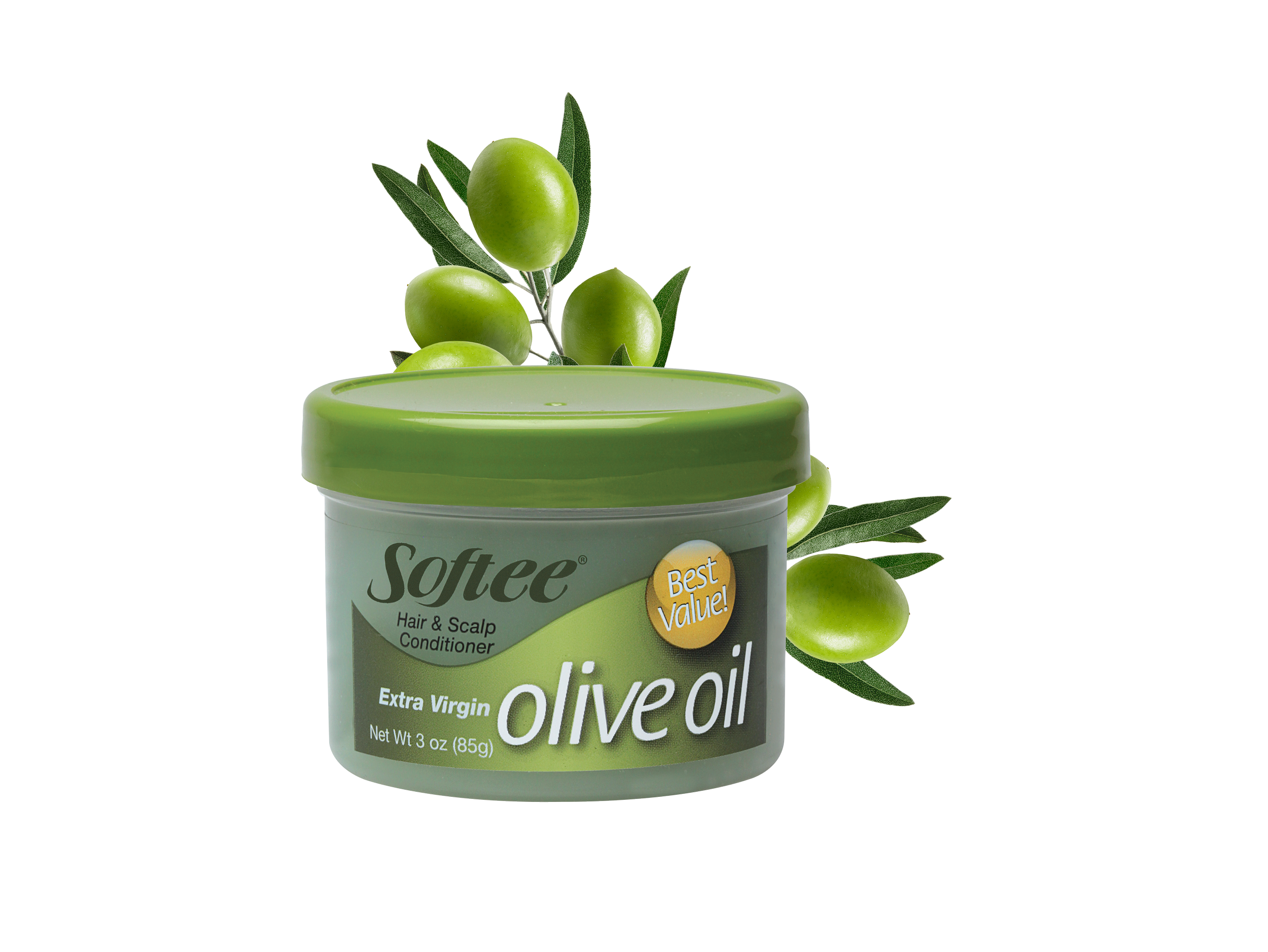 Olive Oil Hair and Scalp Conditioner by Softee - Non-toxic, STOP rated product free from harmful chemicals