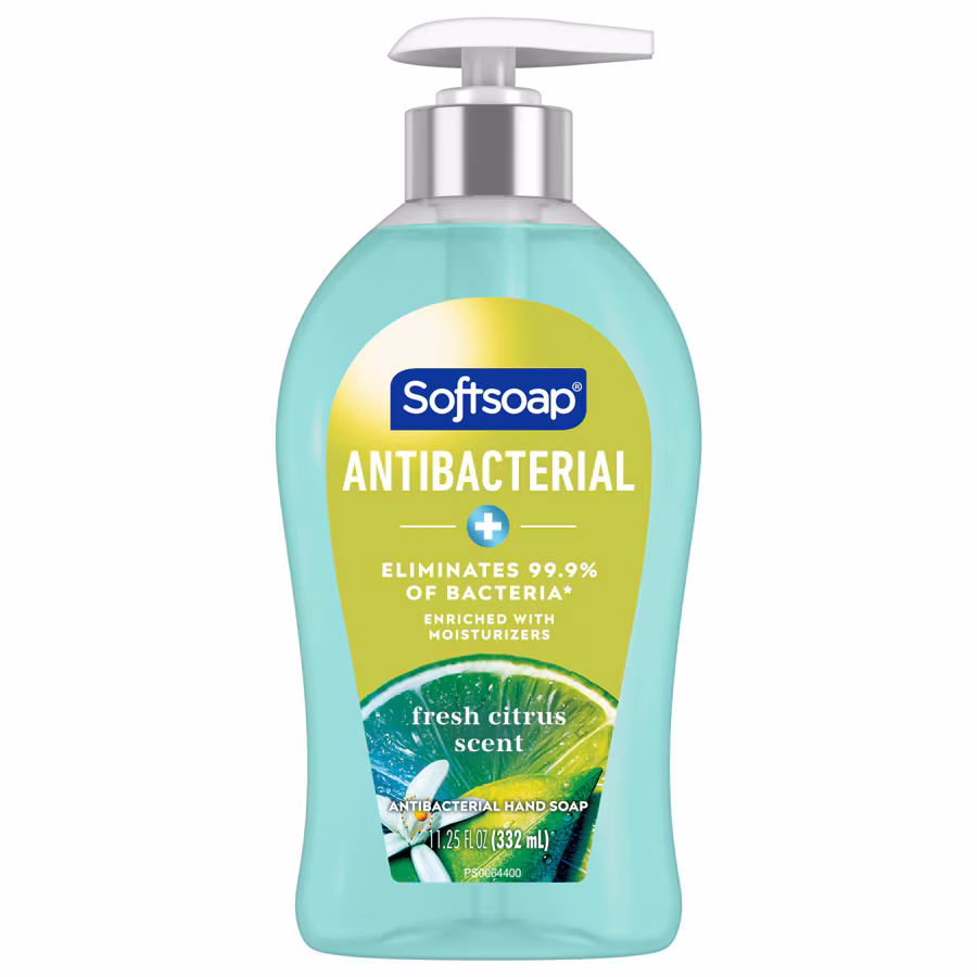 Antibacterial Hand Soap - Fresh Citrus by Softsoap - Non-toxic, STOP rated product free from harmful chemicals