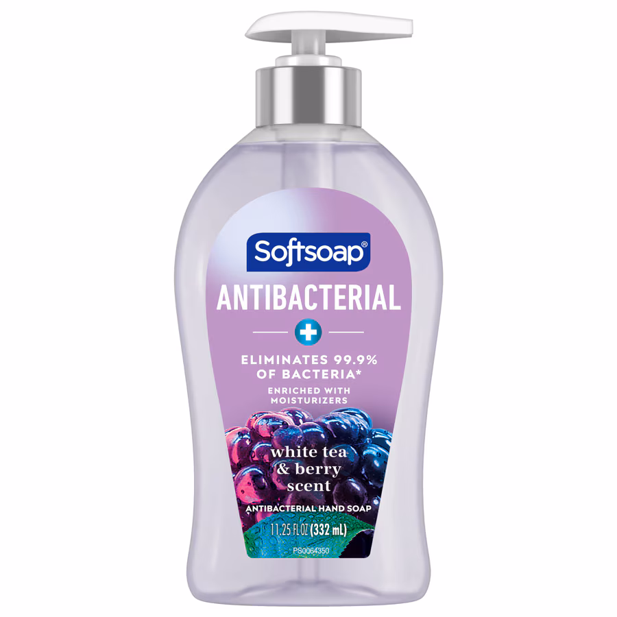 Antibacterial Hand Soap - White Tea & Berry by Softsoap - Non-toxic Soaps + Body Washes product rated STOP by Million Marker, free from BPA, phthalates, and parabens