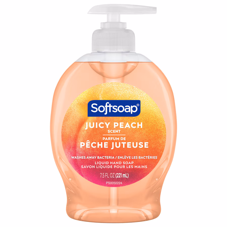 Hand Soap - Juicy Peach by Softsoap - Non-toxic Soaps + Body Washes product rated STOP by Million Marker, free from BPA, phthalates, and parabens