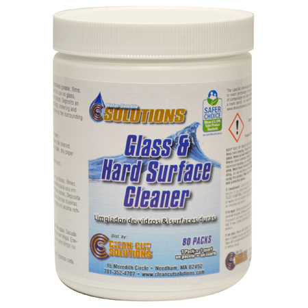 Solutions Glass & Hard Surface Cleaner by SOL-GLASS - Non-toxic Household Cleaning Products product rated STOP by Million Marker, free from BPA, phthalates, and parabens