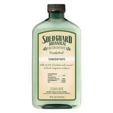 2x Concentrate Disinfectant by SOL-U-GUARD BOTANICAL - Non-toxic Household Cleaning Products product rated STOP by Million Marker, free from BPA, phthalates, and parabens