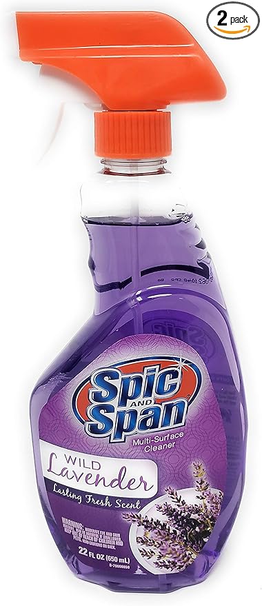 Multi Surface Cleaner - Wild Lavender by Spic AND Span - Non-toxic Household Cleaning Products product rated STOP by Million Marker, free from BPA, phthalates, and parabens