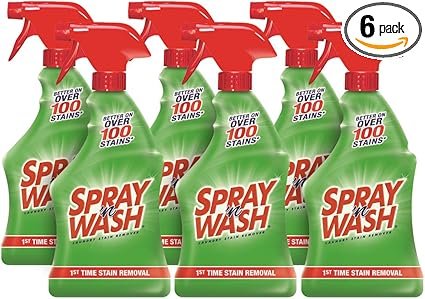 Laundry Stain Remover Spray by SPRAY 'N WASH - Non-toxic Laundry product rated STOP by Million Marker, free from BPA, phthalates, and parabens