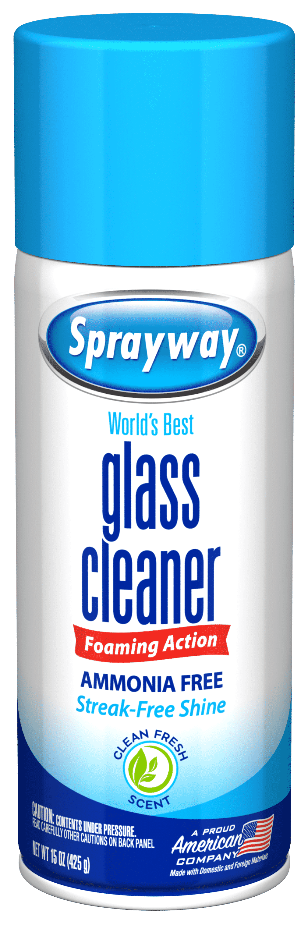 Glass Cleaner Foaming Aerosol Spray by Sprayway - Non-toxic Household Cleaning Products product rated STOP by Million Marker, free from BPA, phthalates, and parabens