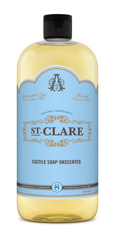 Castile Soap – Unscented by ST. CLARE - Non-toxic Soaps + Body Washes product rated GO by Million Marker, free from BPA, phthalates, and parabens