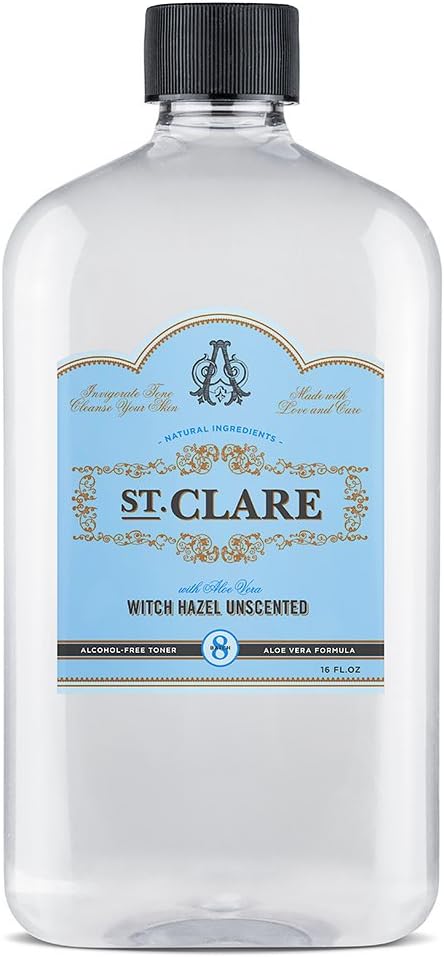 Witch Hazel Toner With Aloe Vera – Unscented by ST. CLARE - Non-toxic, GO rated product free from harmful chemicals