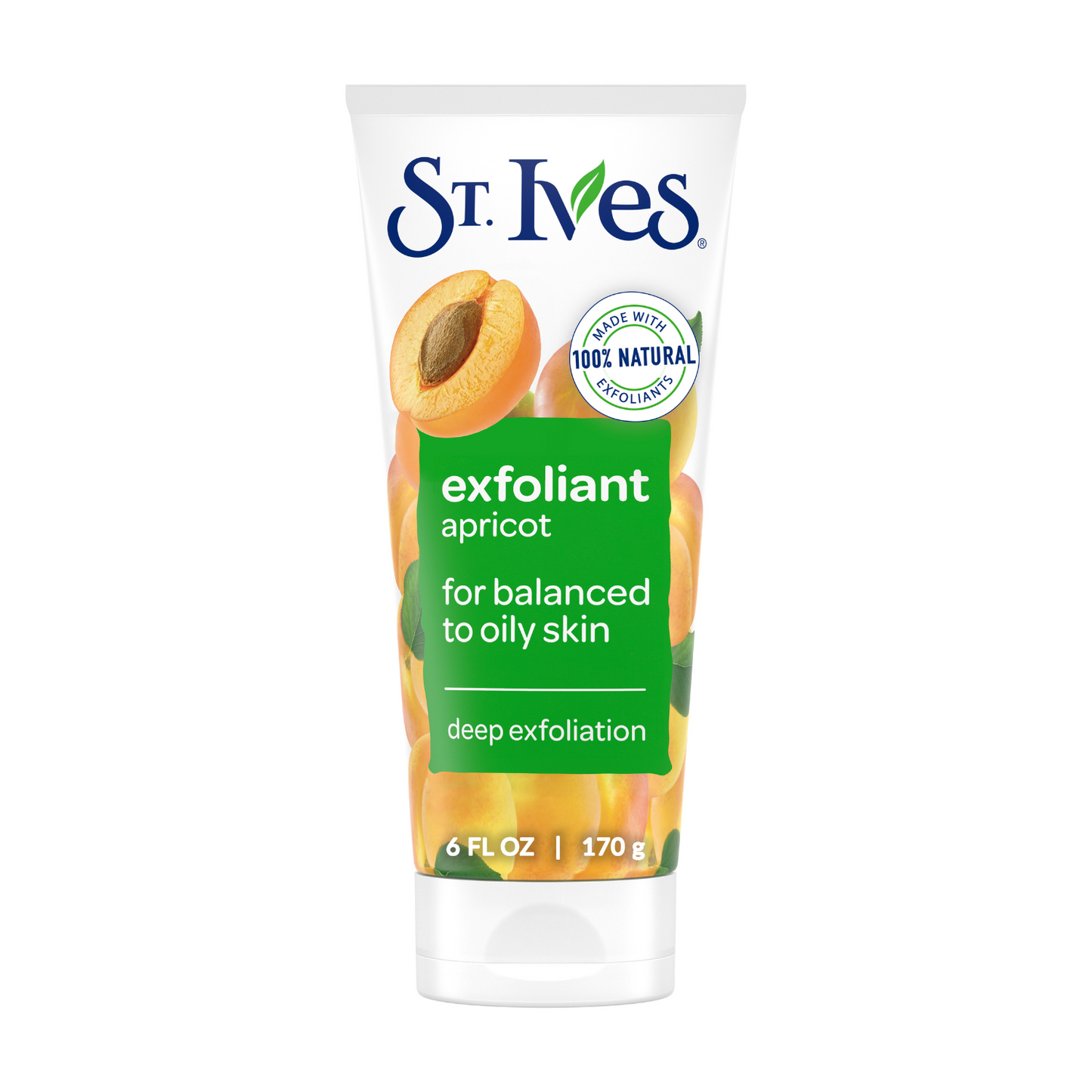 Apricot Face Scrub by ST. Ives - Non-toxic Facial Care product rated STOP by Million Marker, free from BPA, phthalates, and parabens